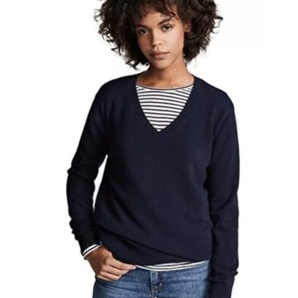 Vince navy v-neck sweater